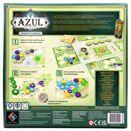 Azul Queen's Garden Board Game