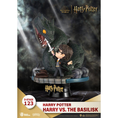 Beast Kingdom D Stage Harry Potter Harry vs Basilisk Figure