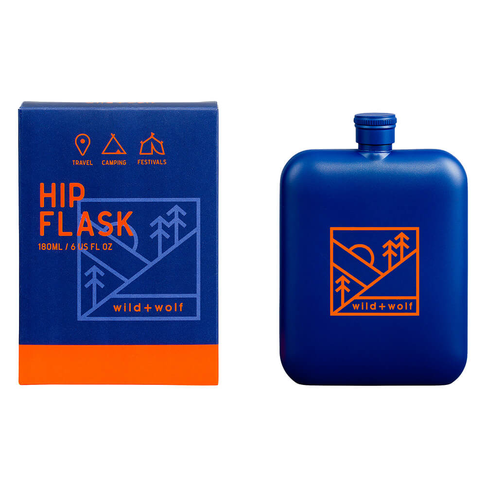 Wild & Wolf Hip Flask