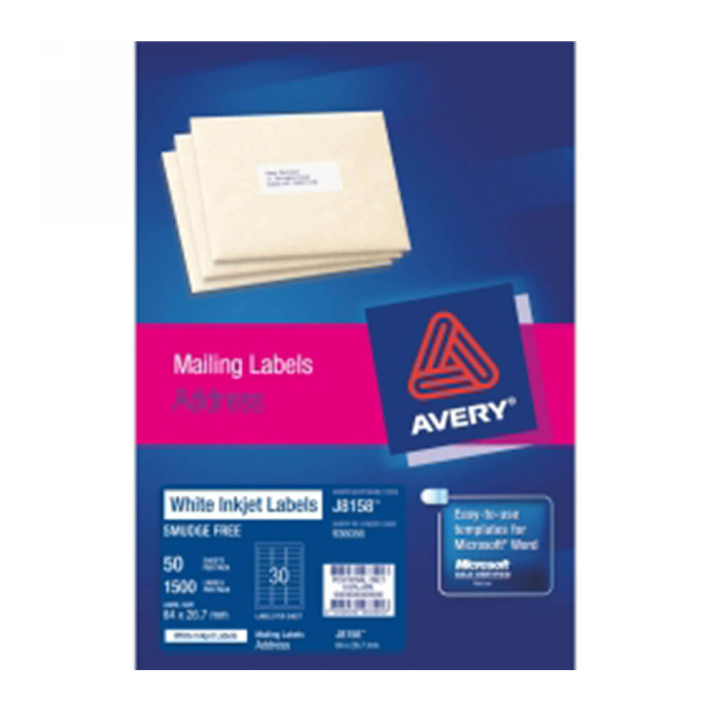 Avery Inkjet Label