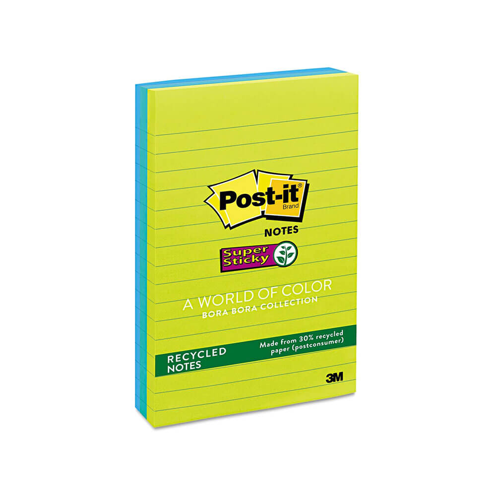 Post-it Notes 98x149mm Assortered (3PK)