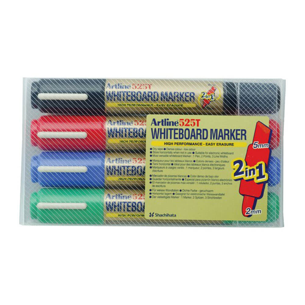 Artline Whiteboard Marker Dual NiB blandad