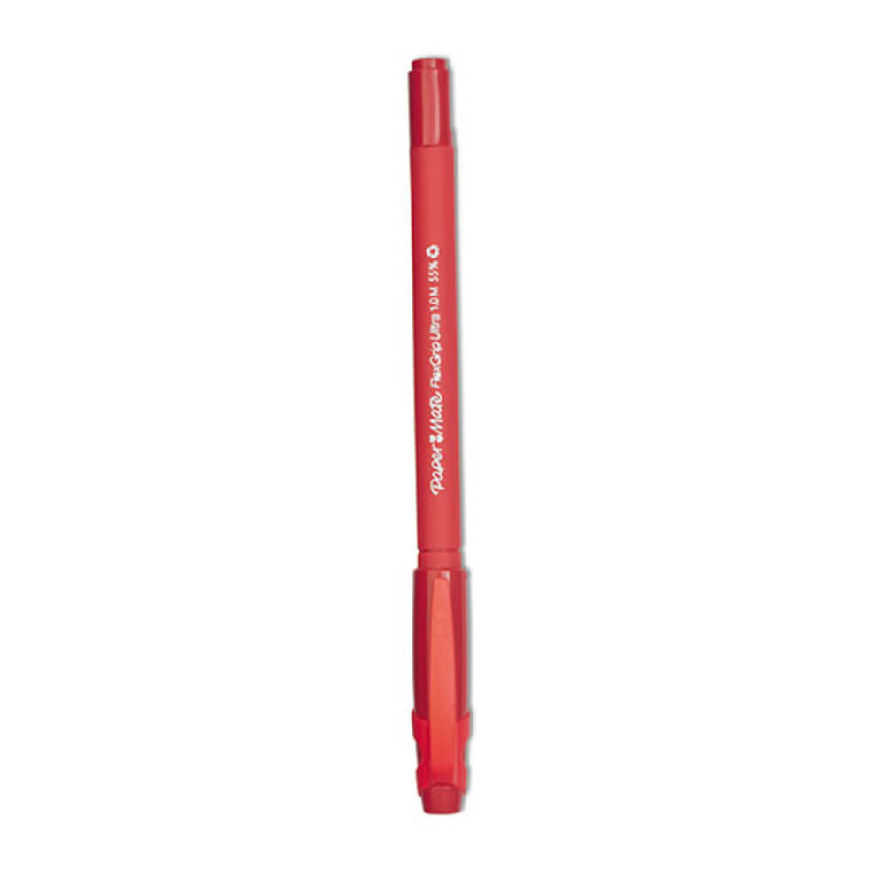 FAPERMATE FLEX GRIP Ultra Stick Pen 1.0mm 12pk