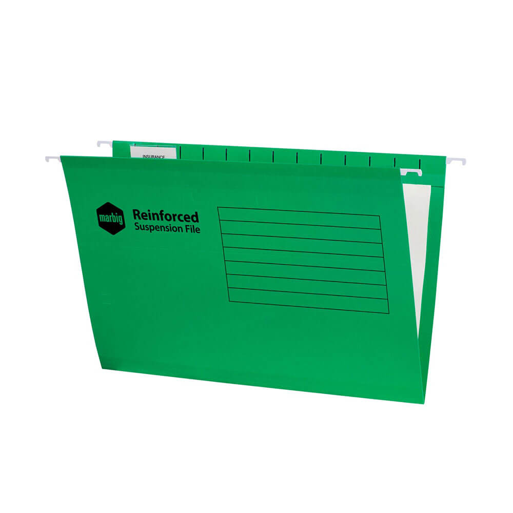 Archivos de suspensión Marbig Foolscap 25pk