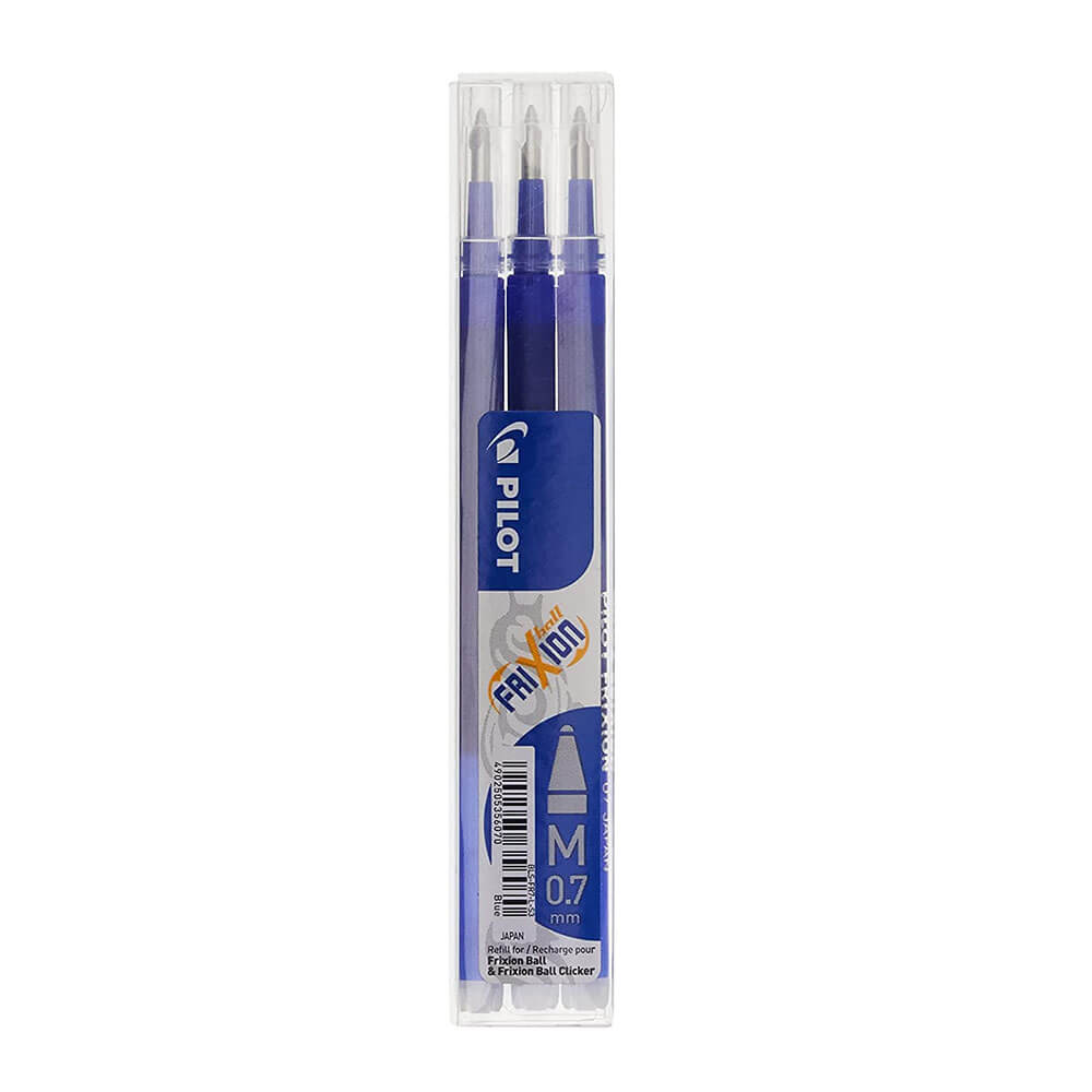 Pilot FRIXION Rollerball Pen recarga de 0.7 mm Tip 3pk