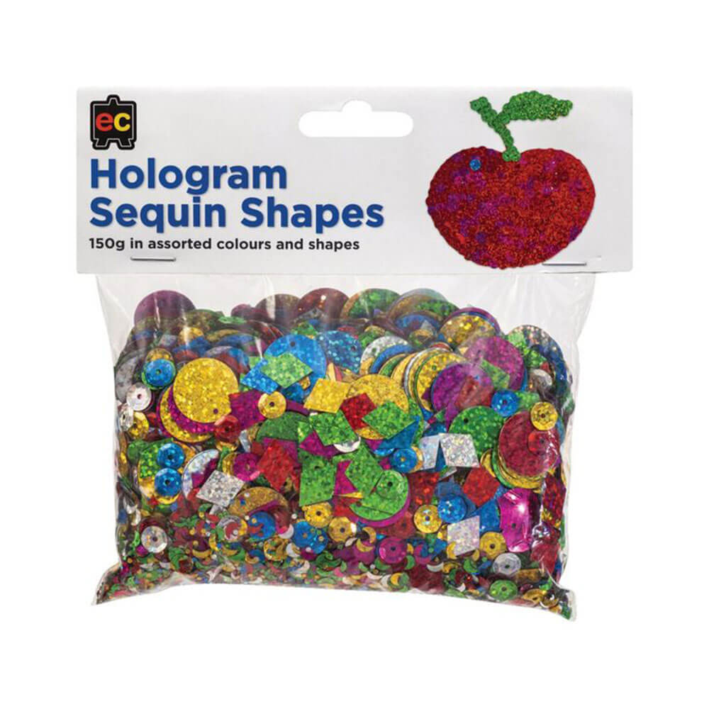 EC Hologram Sequins 150g assorti