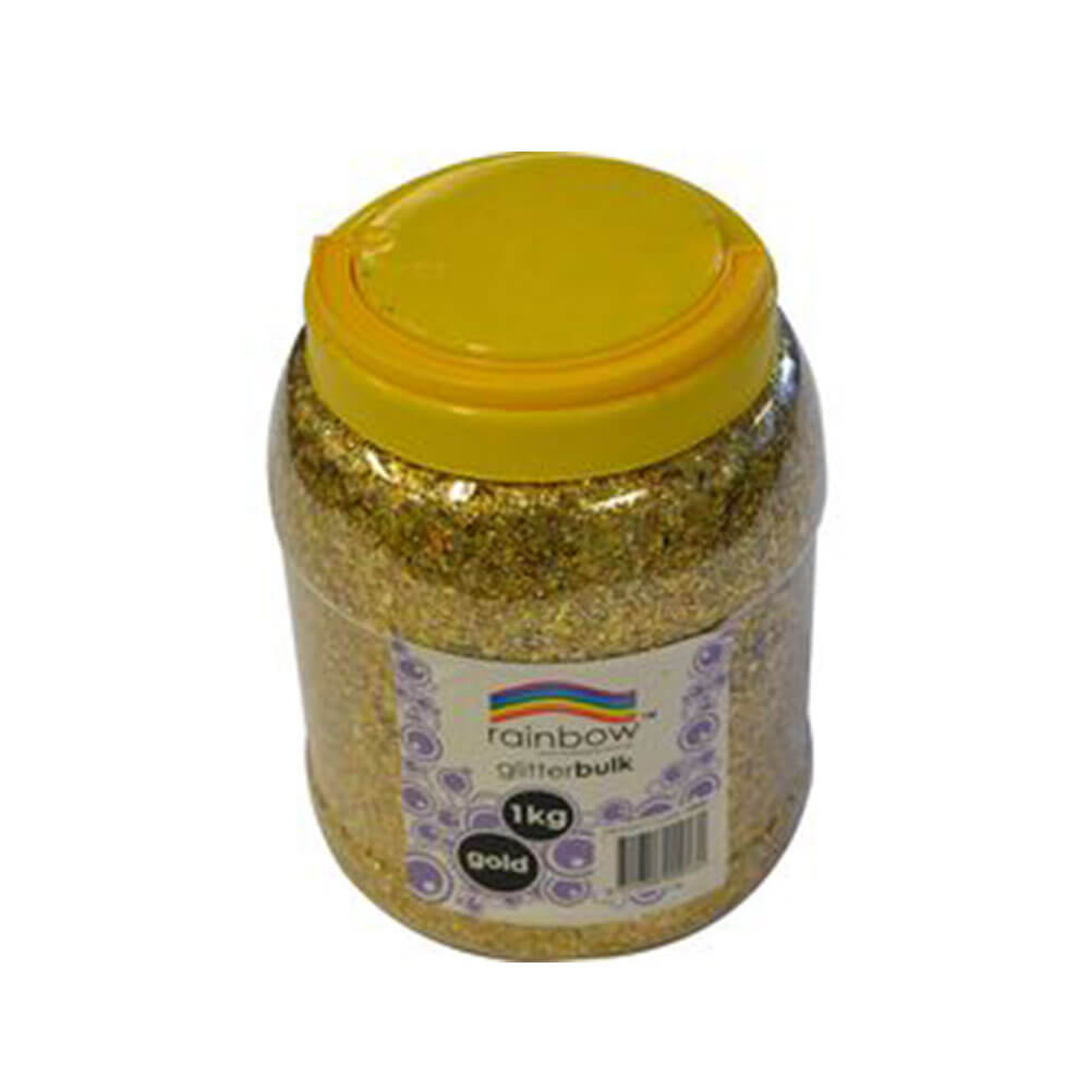 Rainbow Glitter bulk 1 kg burk