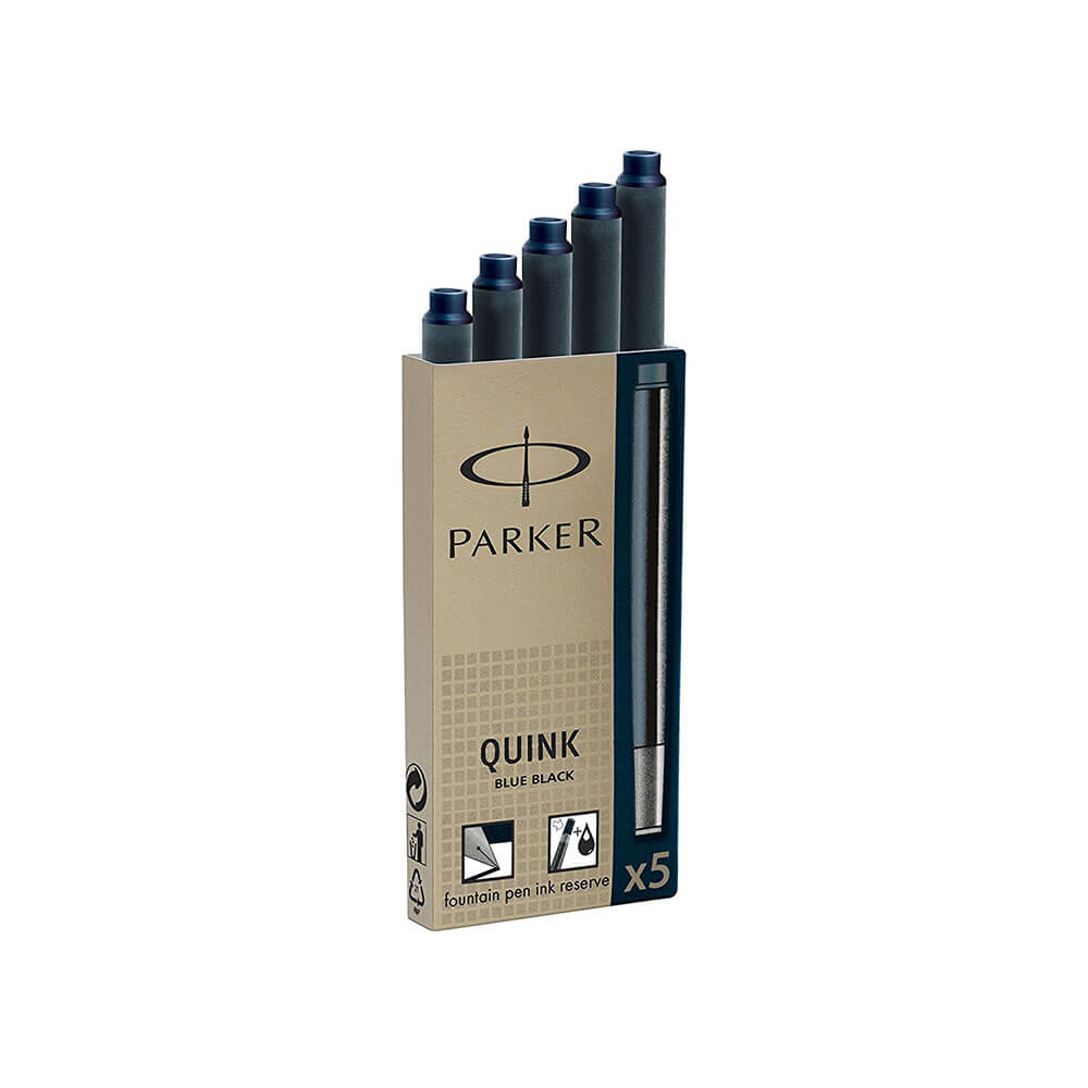 Parker Permanent Ink Cartridge (5pk)