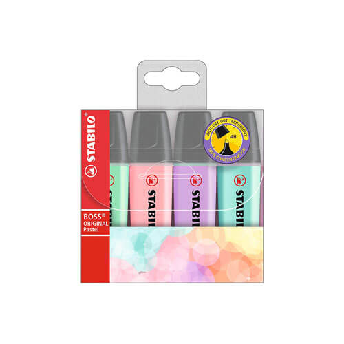 Stabilo Boss Highlighter Assorted Pastel