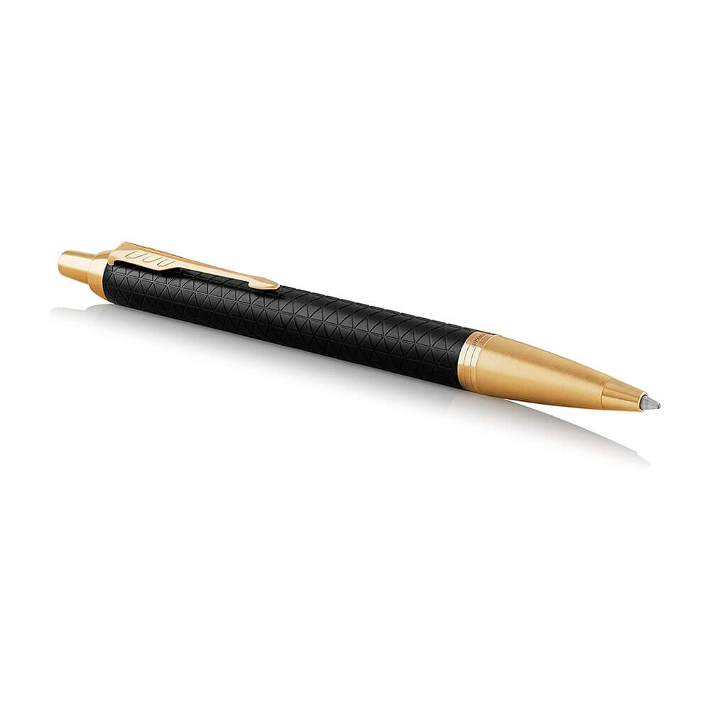 Parker IM Ballpoint Pen Gold Trim (Black)