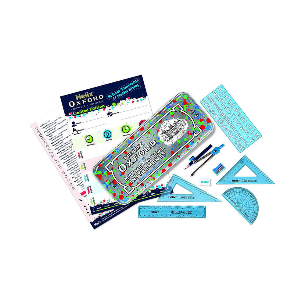 Helix Oxford Splash International Math Set (9 stcs)