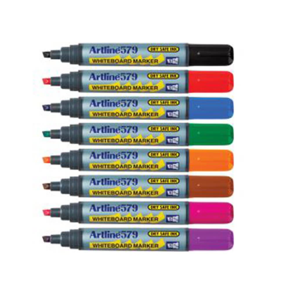 Artline Whiteboard Marker 5mm Chisel assorti