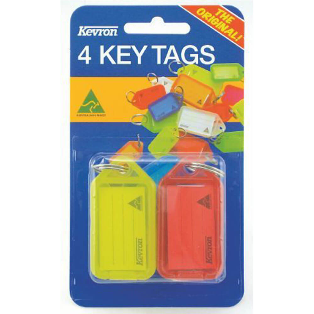 Etiquetas de teclas Kevron 4PK (56x30 mm)