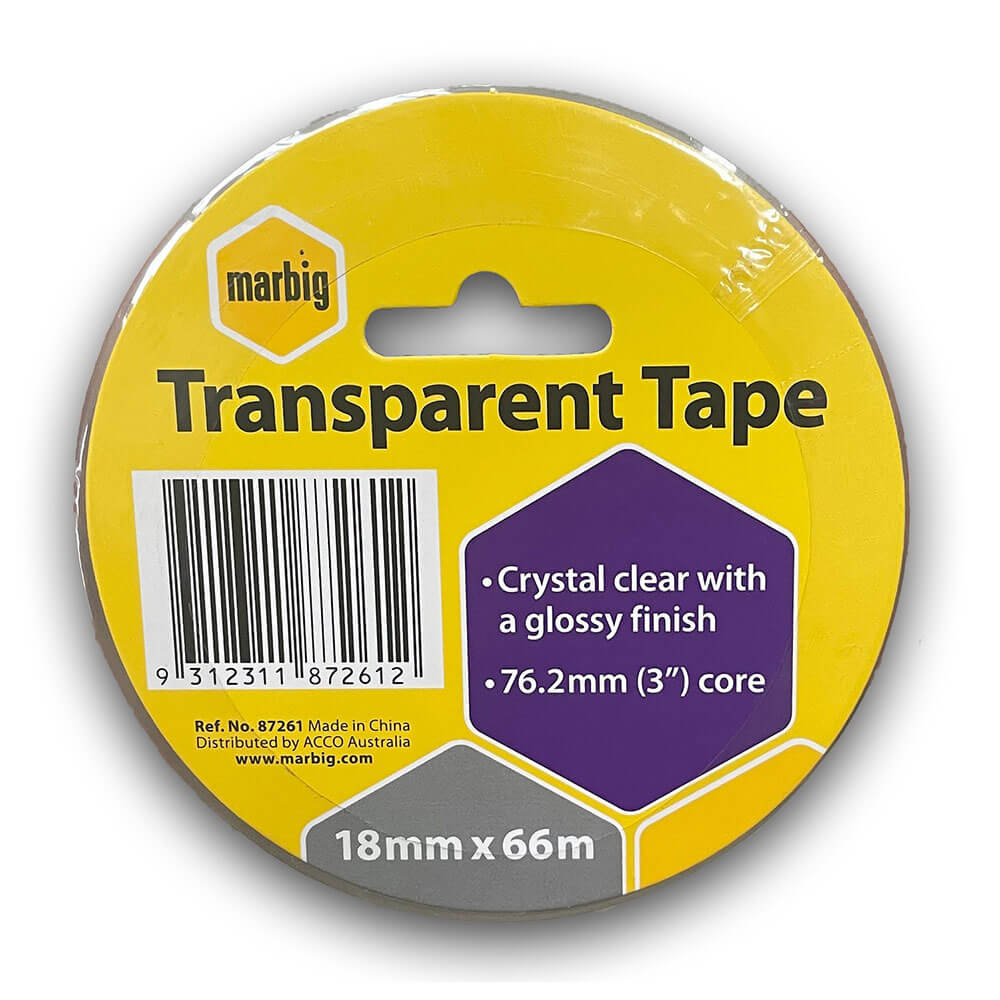 Marbig Tape 76.2 mm Core (transparente)