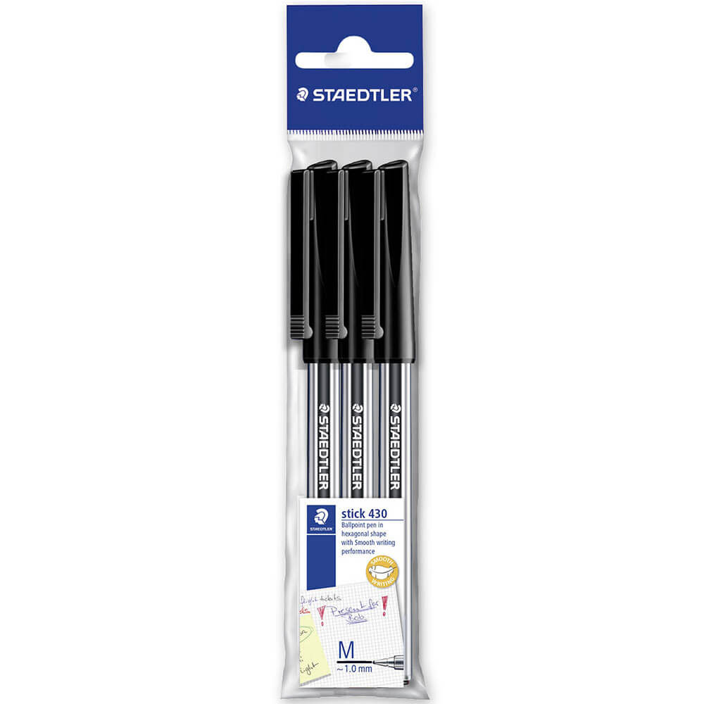 Stadtler stick ballpoint penna 3pk