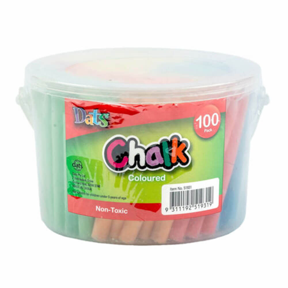 DATS icke-toxisk jumbo krita (100pk)