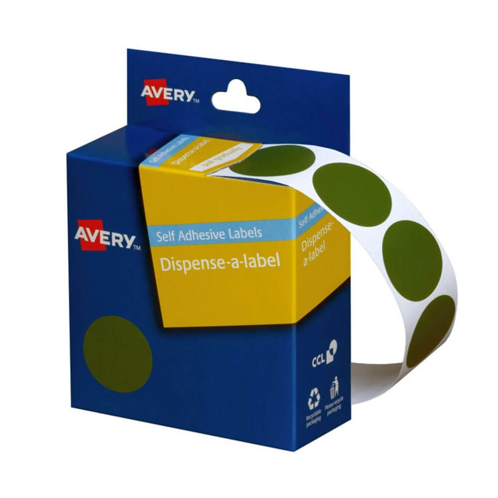 Avery autoadhesivas DOT Etiquetas 24 mm (500pcs)