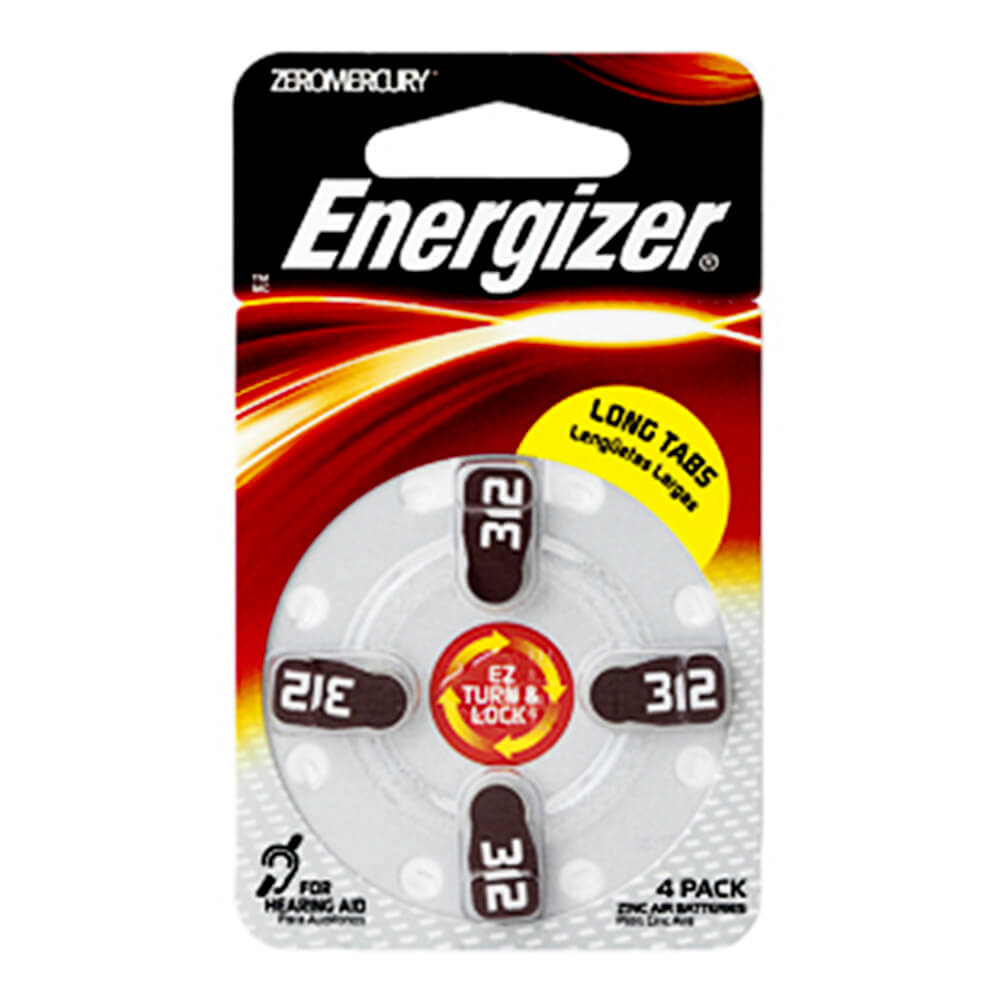 Energizer hørselsbatterier (4pk)