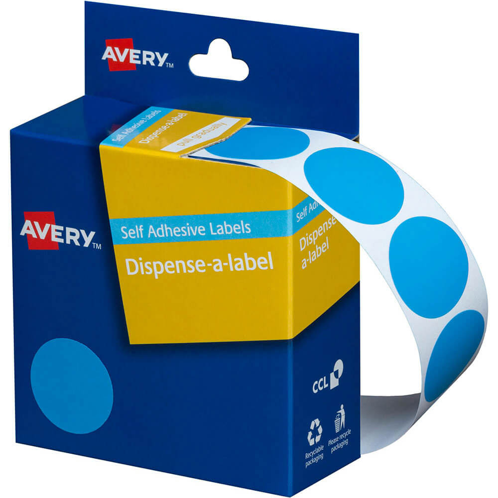 Étiquettes à points auto-adhésives Avery 14 mm (1050pcs)