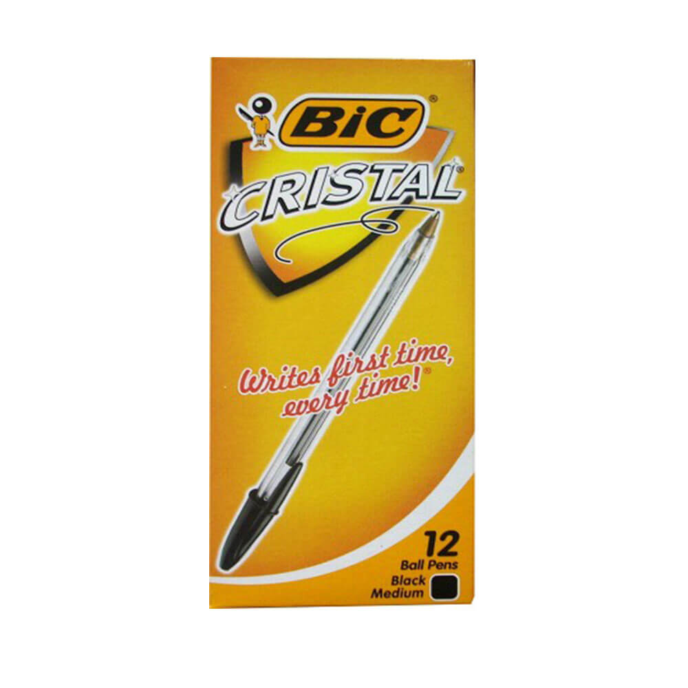 Bic cristal original ballpenn (12/eske)