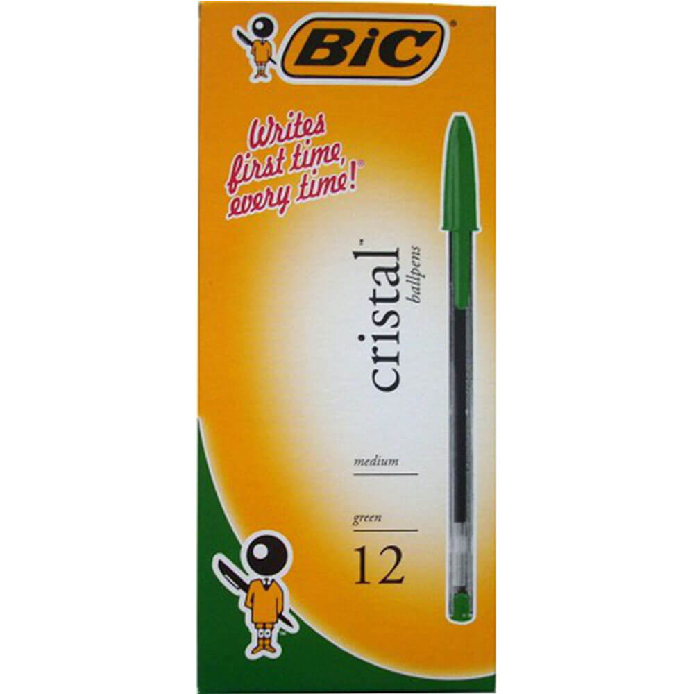 Bic cristal original ballpenn (12/eske)