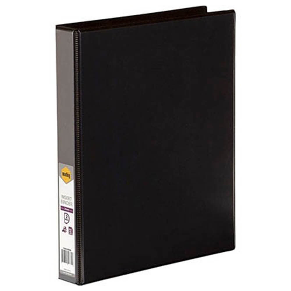 Marbig 2 D-Ring Clearview Insert Binder 25mm (A4)