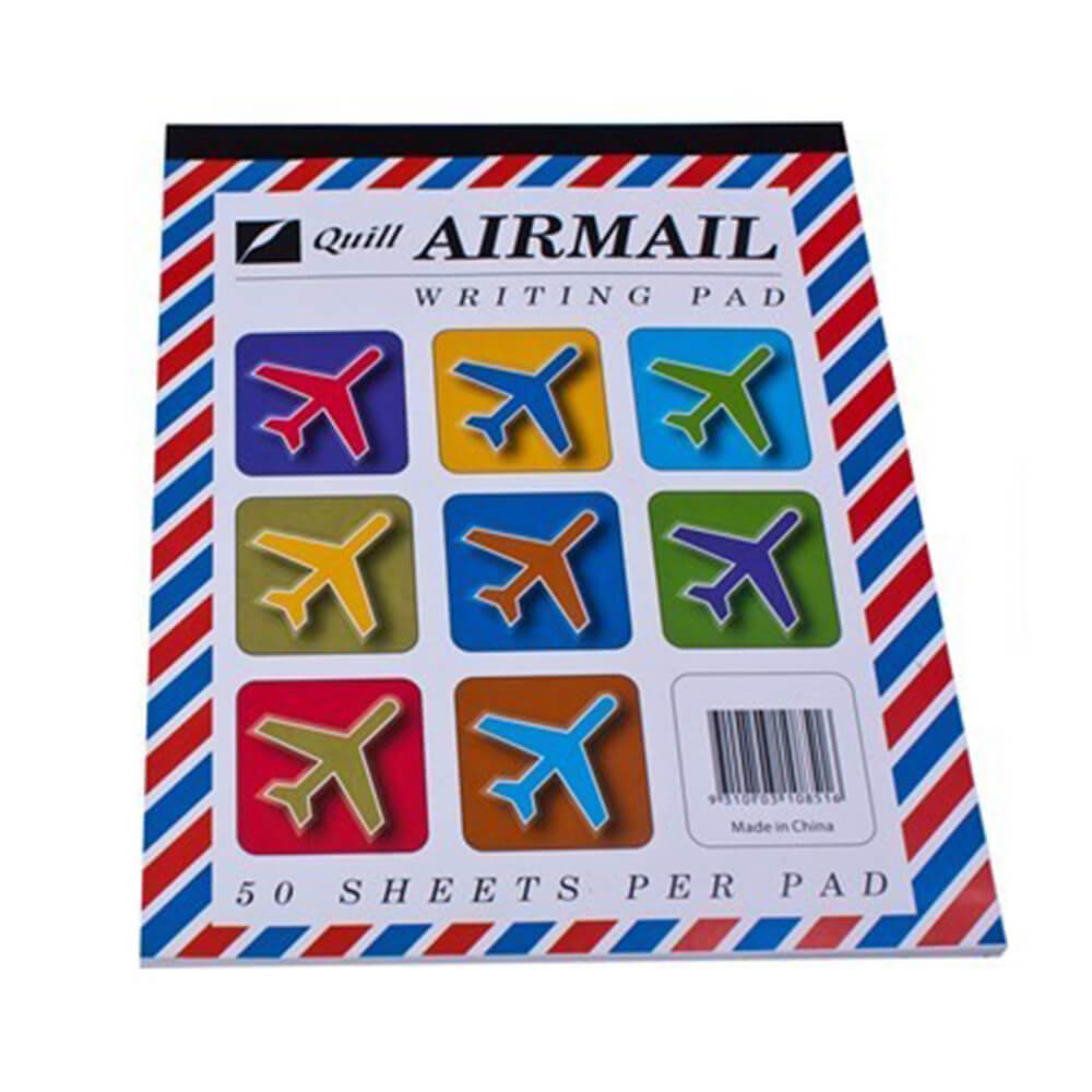 Quill Airmail governou a plataforma de escrita (50 folhas)