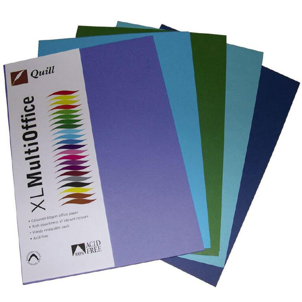 Quill MultiOffice Paper 100pk 80GSM A4 (diverse)