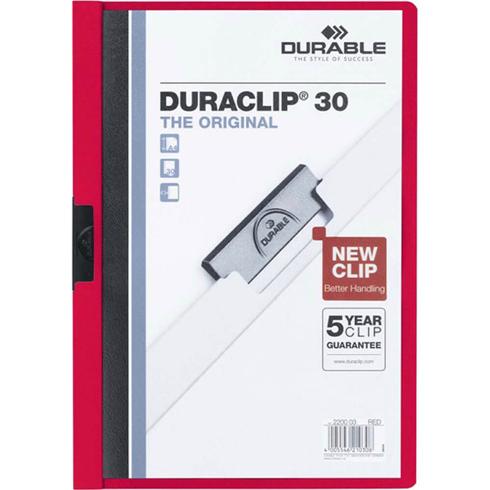 Durable Duraclip 30 Sheet Clamp Flat File (A4)