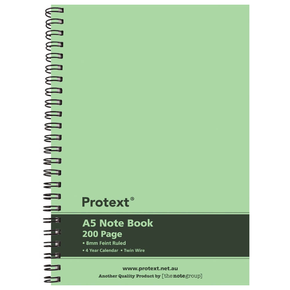 Protext Twin Wire Notebook 200 pagina's (A5)