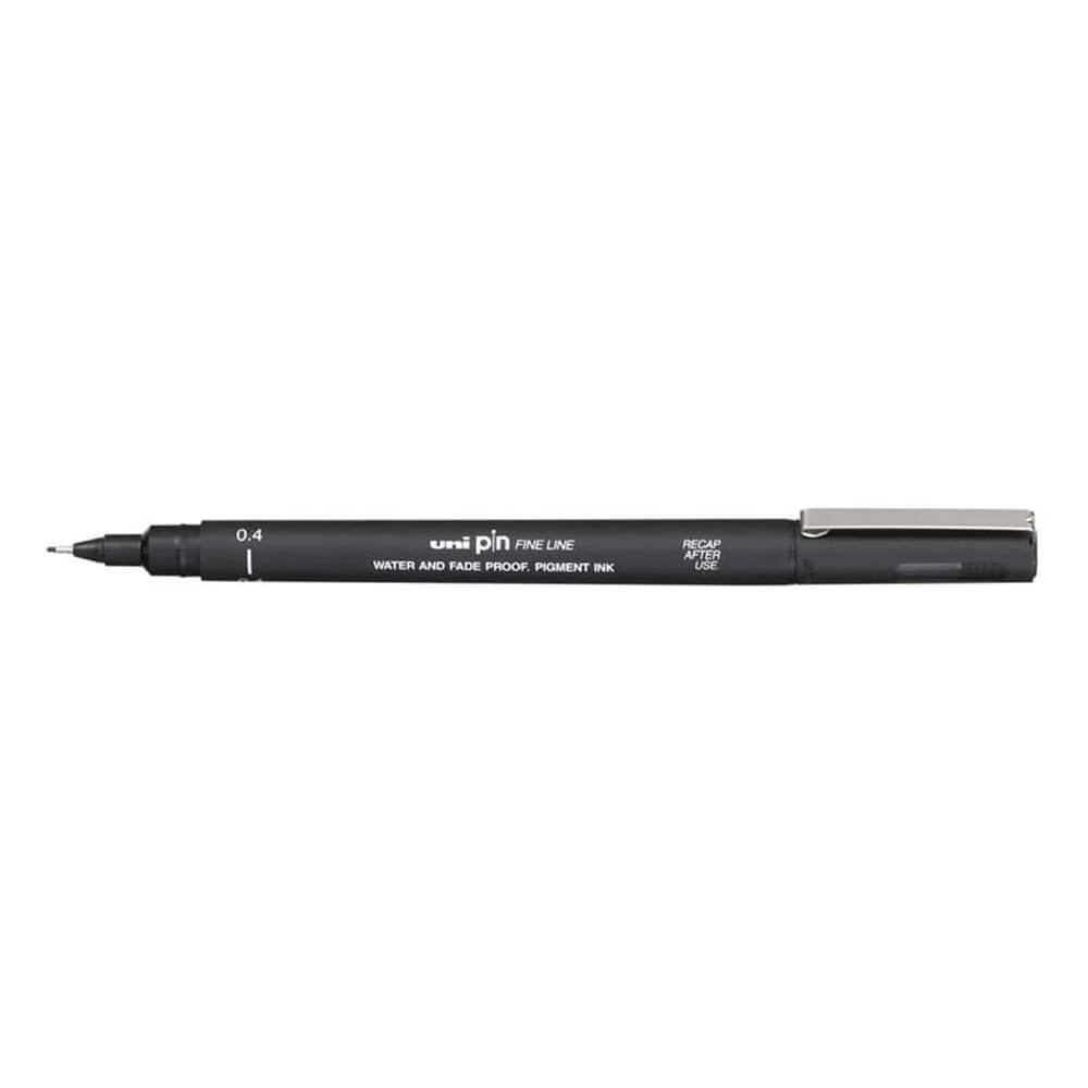 Uni pin Fine Line Drawing Pen 12pcs (negro)