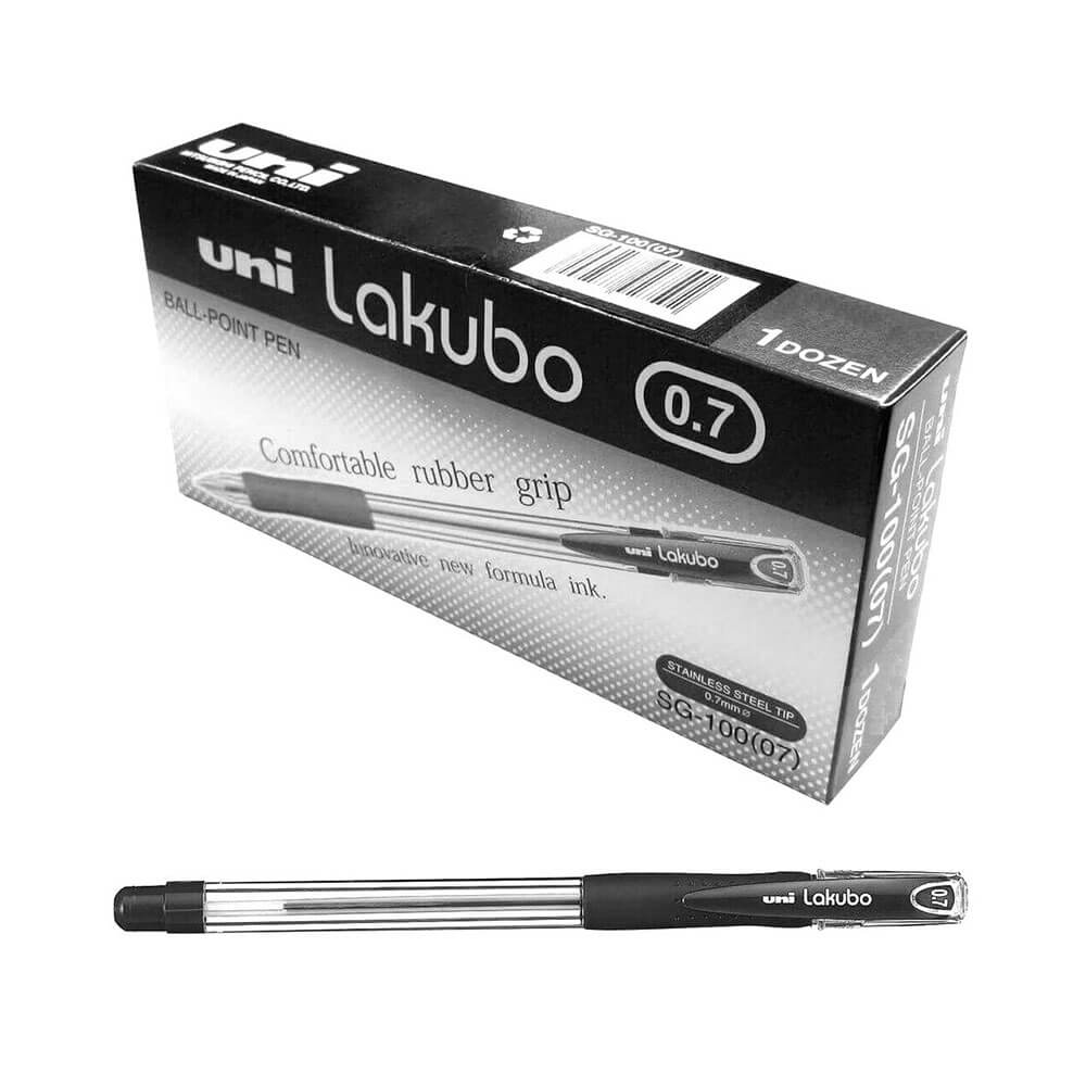 Uni Lakubo Ballpoint Pen 12 stk (Fin)