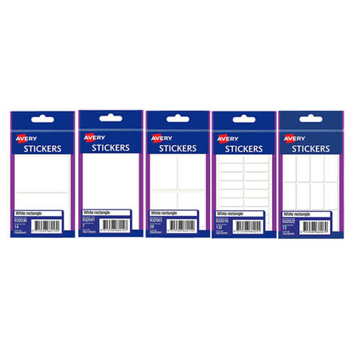 Avery Multi-purpose Rectangle Stickers (Pack of 10)