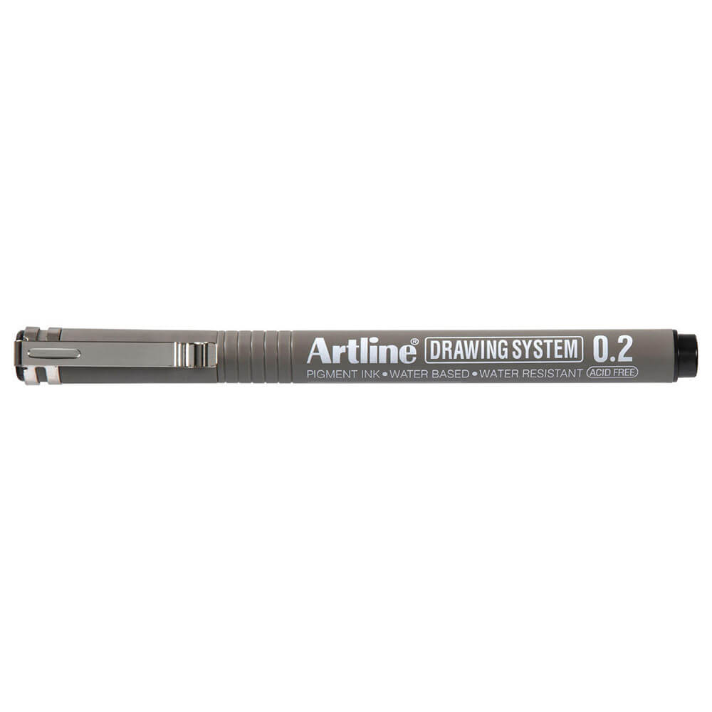 Artline Drawing System Pen 12pcs (negro)