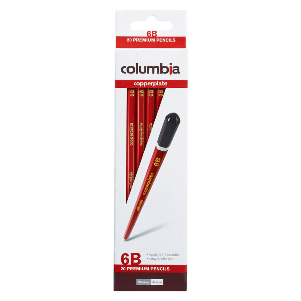 Columbia Copperplate Premium Pencils (boks med 20)