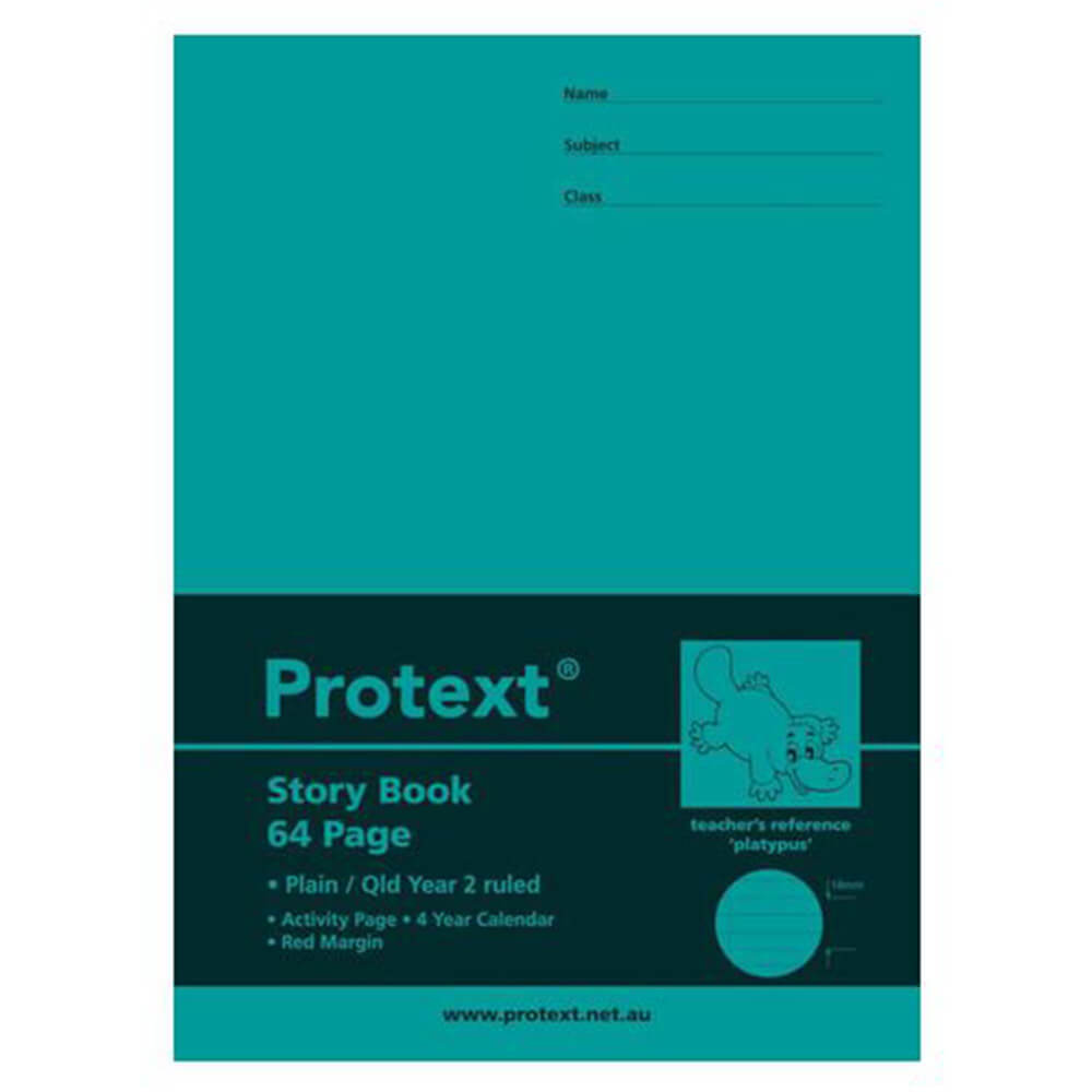 Protextストーリーは、マージン64pg 10pkの練習帳を支配しました