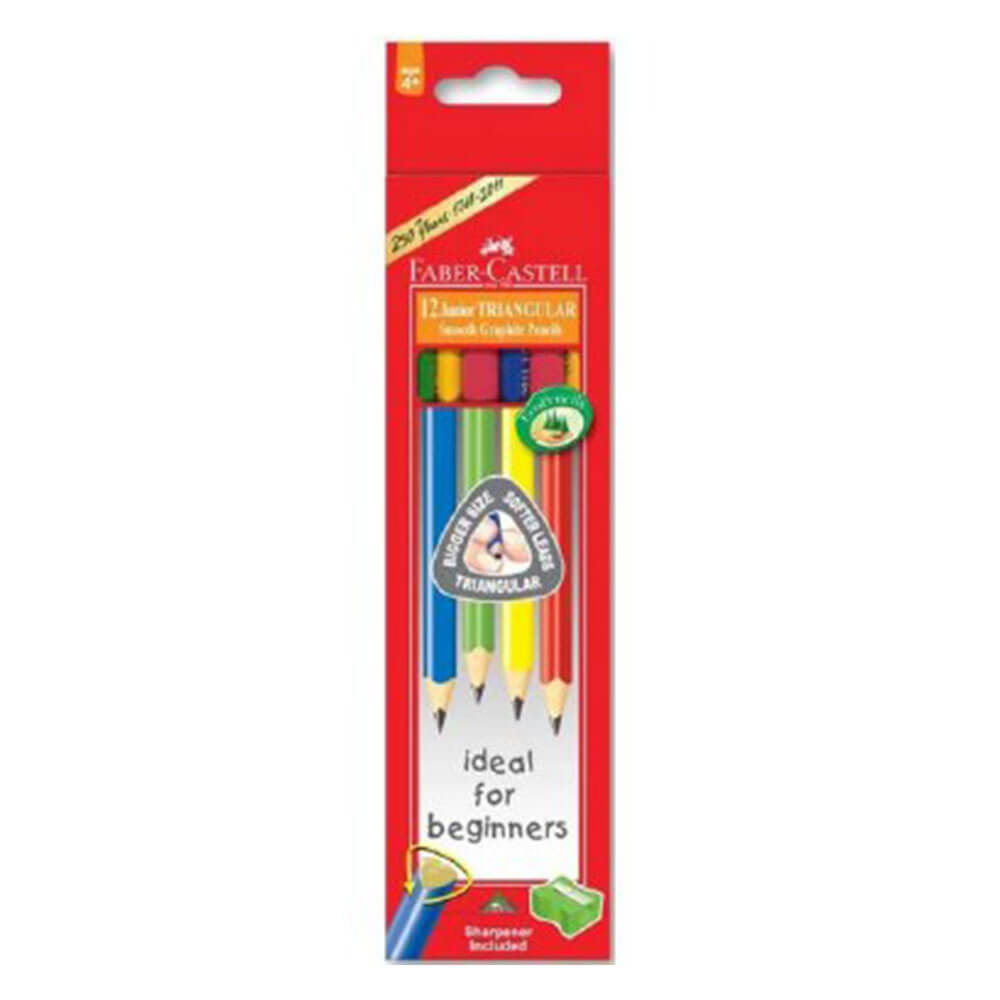 Faber-Castell Triangular Junior Grip Lead Pencil 12st