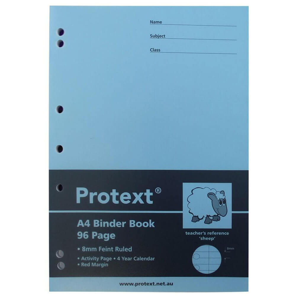 Protext Ruled Binder Book with PP Cover