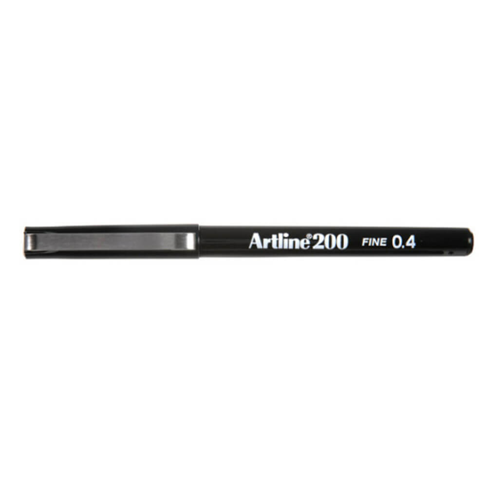 Artline Fineliner Felt Tip Pen 0.4mm (Box of 12)