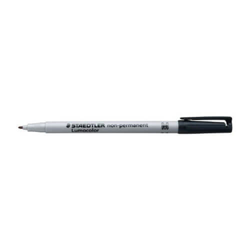 Staedtler Water Soluble Marker 10pcs (Black)