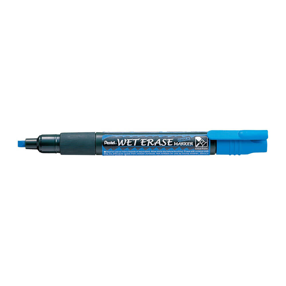 Pentel 3 mm nat wissen omkeerbaar penpunt krijt marker 12pk