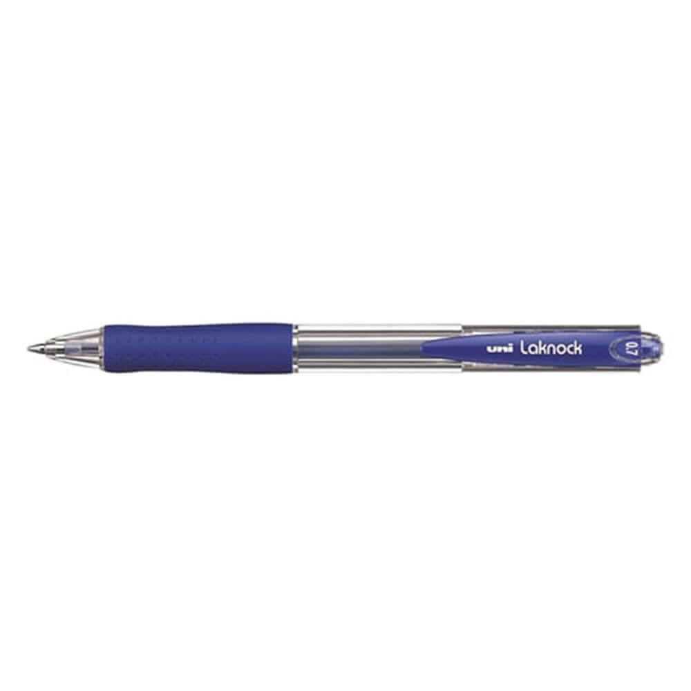 Uni Laknock Pen de bolígrafo retráctil 12pcs (bien)