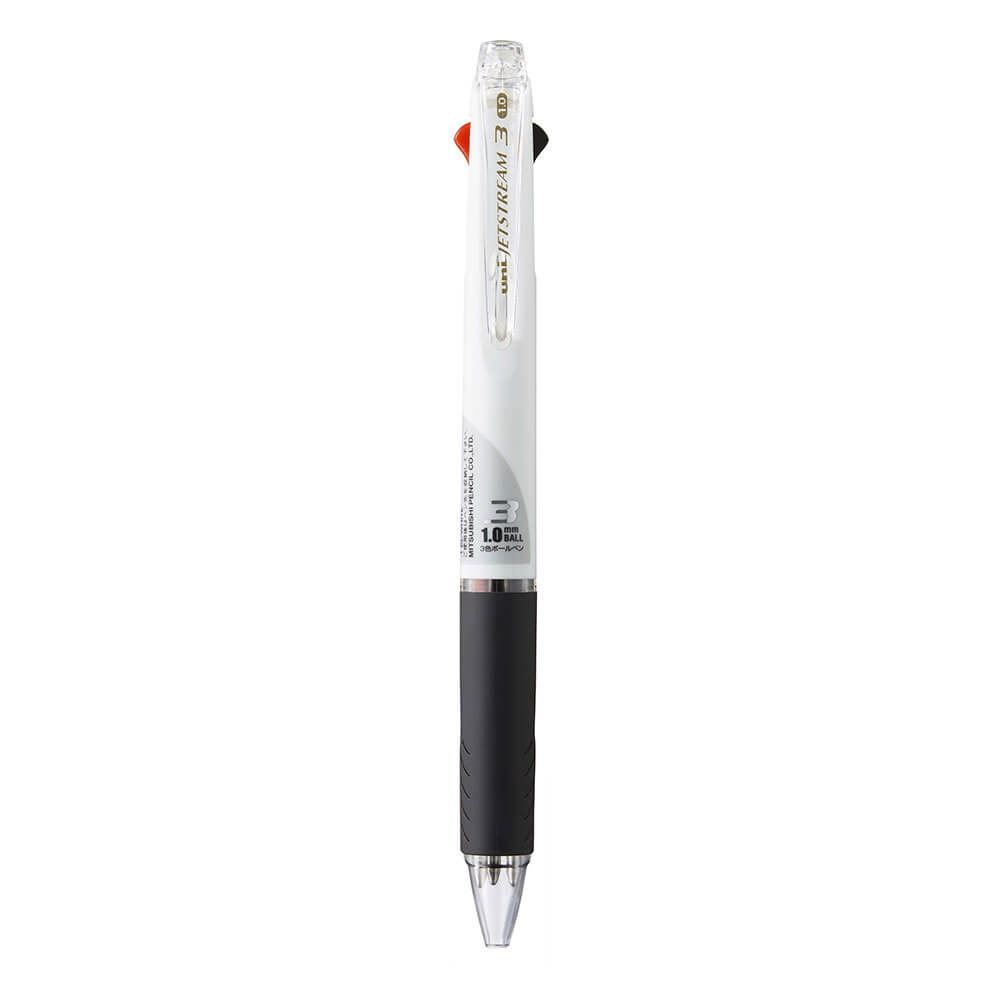 Uni jetstream 3 kleur intrekbare vat pen 1,0 mm