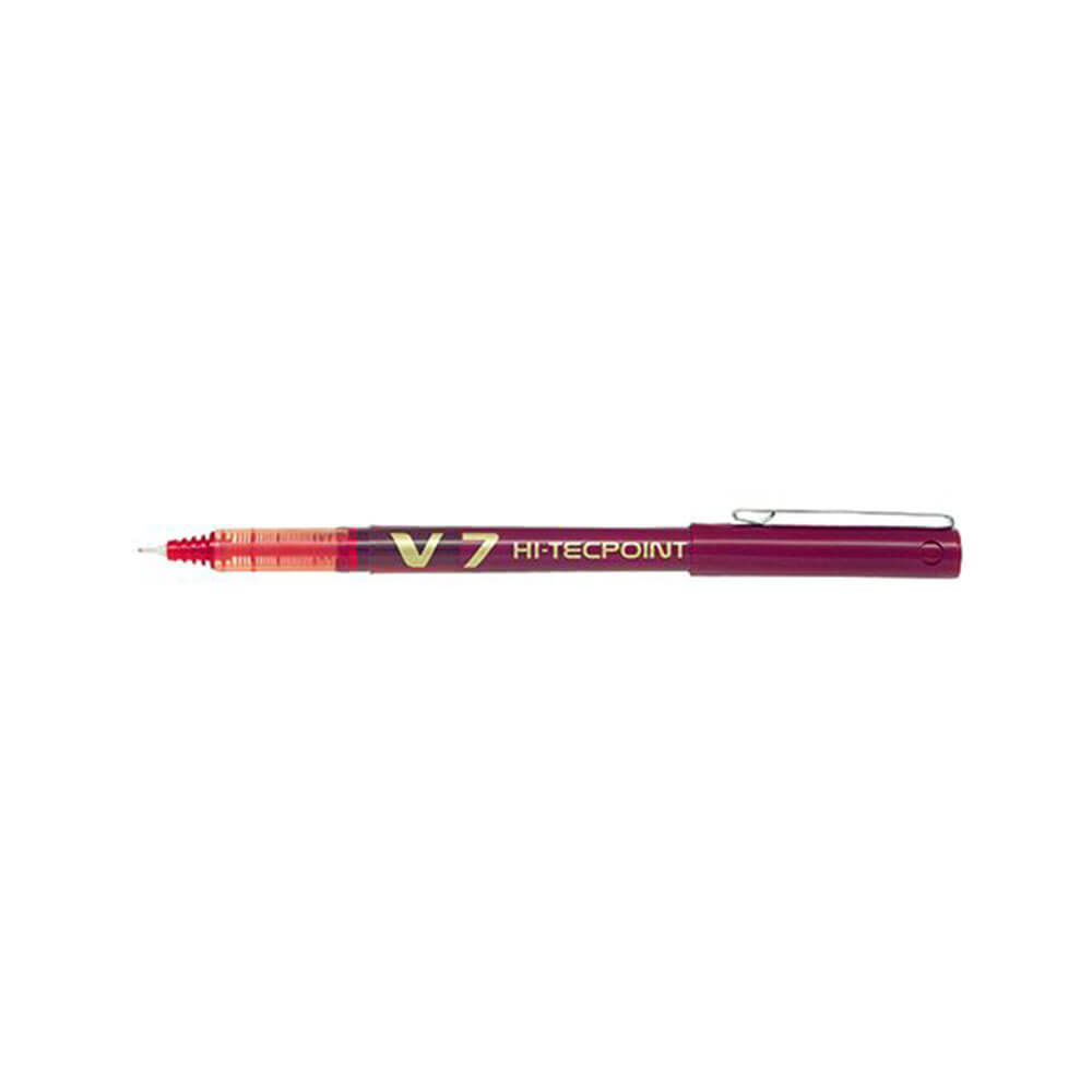  Pilot V7 Hi-Tecpoint Ultra Tintenroller, fein, 12 Stück