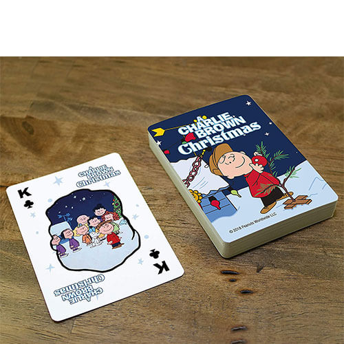 Aquarius Charlie Brown Christmas Card Game