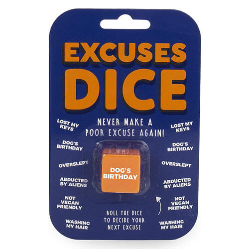 Gift Republic Excuses Dice